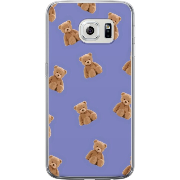 Samsung Galaxy S6 edge Gennemsigtig cover Flyvende bjørne