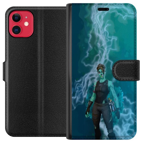 Apple iPhone 11 Tegnebogsetui Fortnite - Ghoul Trooper