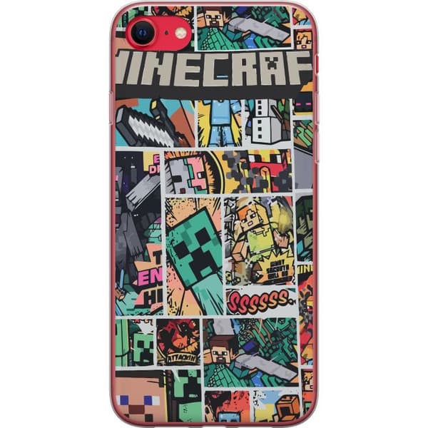 Kompatibel Mobilcover til Apple iPhone SE (2022) Minecraft Kunst