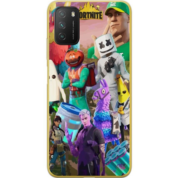 Xiaomi Poco M3  Gennemsigtig cover Fortnite