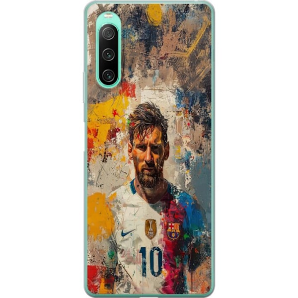 Sony Xperia 10 IV Gennemsigtig cover Messi Art