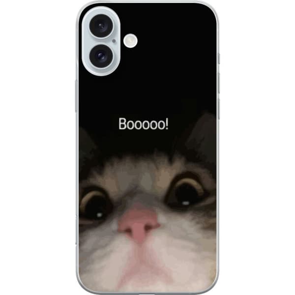 Kompatibelt Mobildeksel til Apple iPhone 16 Plus Boo! Katt