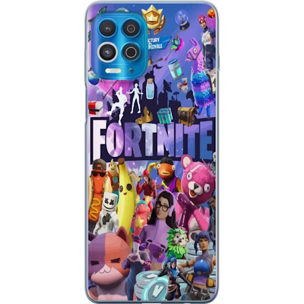 Motorola Edge S Gennemsigtig cover Fortnite Skins Emotes Battl