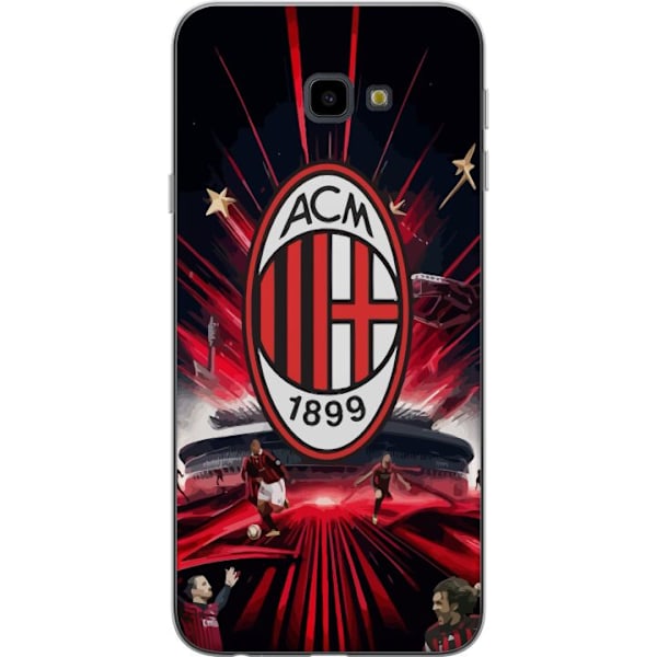 Samsung Galaxy J4+ Genomskinligt Skal AC Milan