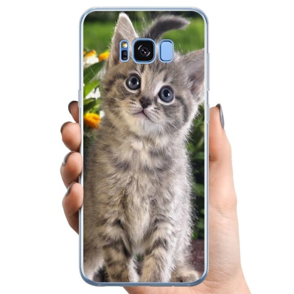 Samsung Galaxy S8+ TPU Mobilcover Kat