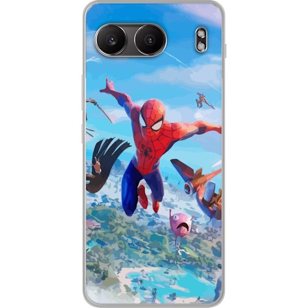 OnePlus Nord 4 Gennemsigtig cover Fortnite Spiderman