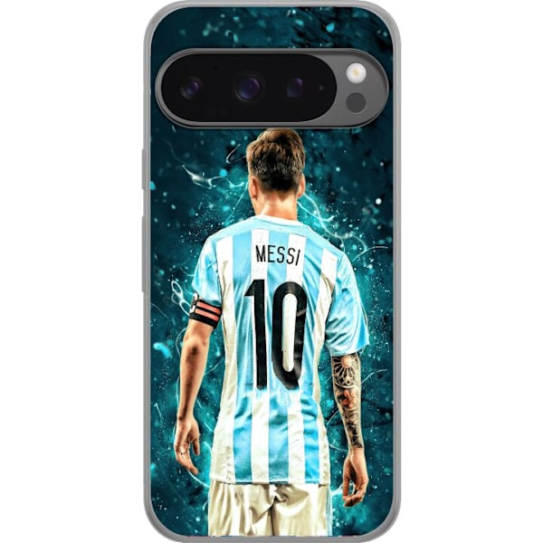 Google Pixel 9 Pro XL Läpinäkyvä kuori Messi