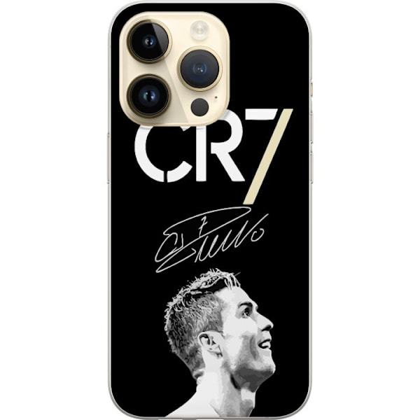 Apple iPhone 15 Pro Gennemsigtig cover CR7 Ronaldo