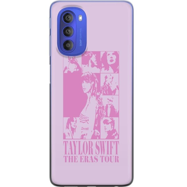 Motorola Moto G51 5G Genomskinligt Skal Taylor Swift - Pink