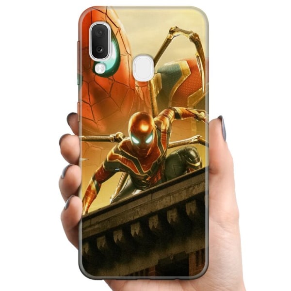 Samsung Galaxy A20e TPU Mobilcover Spiderman