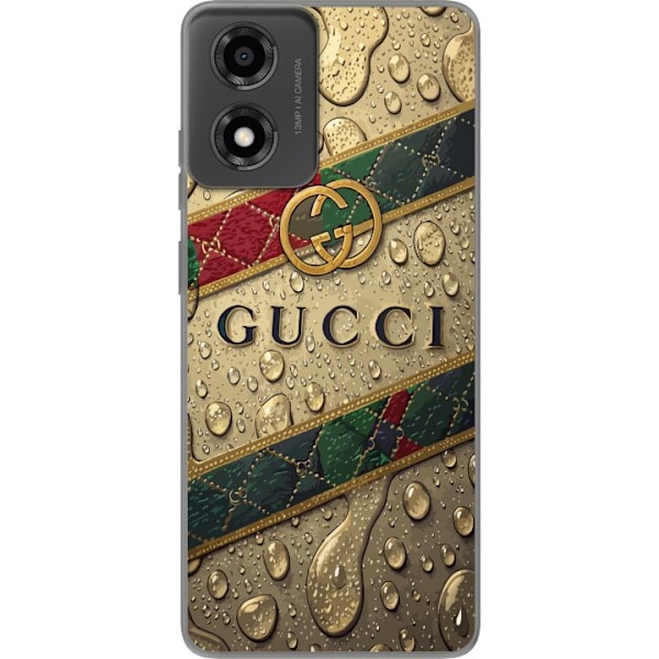 Motorola Moto E14 Gennemsigtig cover Gucci