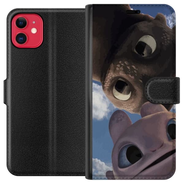 Kompatibel Tegnebogsetui til Apple iPhone 11 Sød drage bedste venner selfie