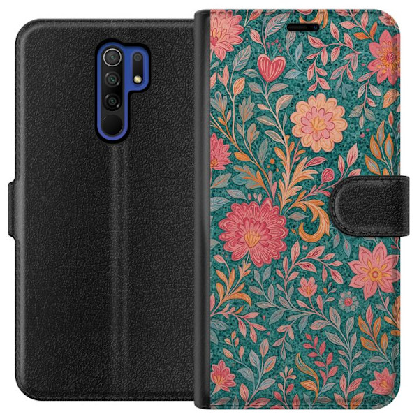 Xiaomi Redmi 9 Plånboksfodral Floral Dream