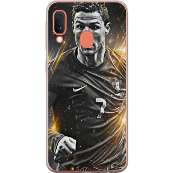 Samsung Galaxy A20e Gennemsigtig cover Ronaldo