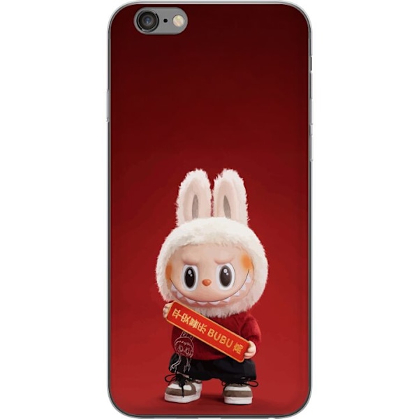 Apple iPhone 6 Plus Läpinäkyvä kuori Pop Mart The Monsters Labubu Onnea Vinyl Nukke