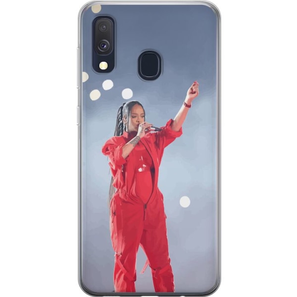 Samsung Galaxy A40 Läpinäkyvä kuori Rihanna – Trendsetting Looks & Style