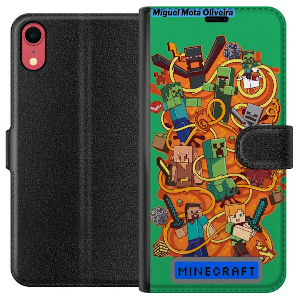 Apple iPhone XR Lompakkokotelo Minecraft