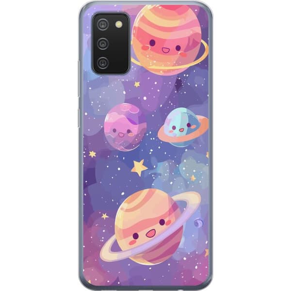 Kompatibelt Mobilskal till Samsung Galaxy A02s Rymden Söt