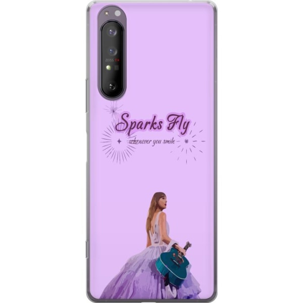 Sony Xperia 1 II Gennemsigtig cover Taylor Swift - Sparks Fly