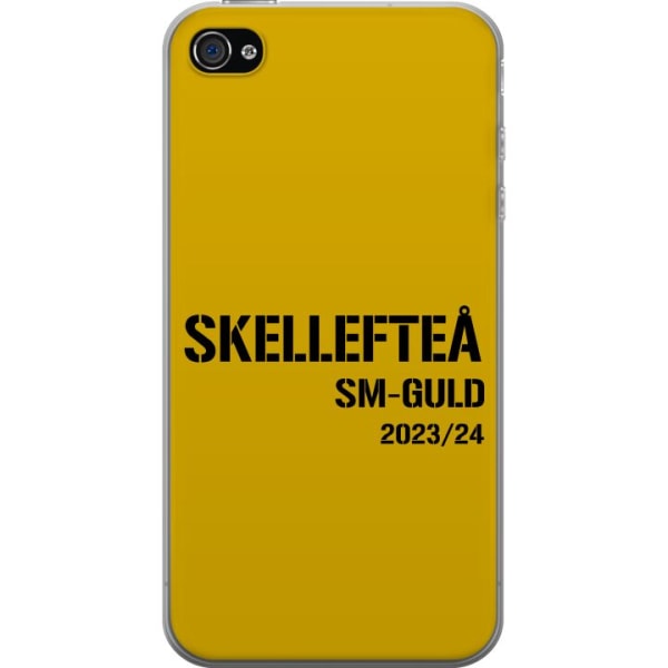 Apple iPhone 4s Gennemsigtig cover Skellefteå SM GULD