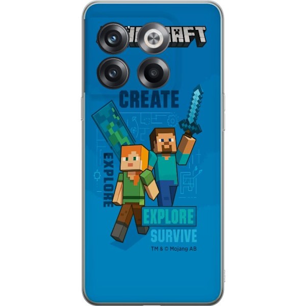 OnePlus 10T Gennemsigtig cover Minecraft Huler