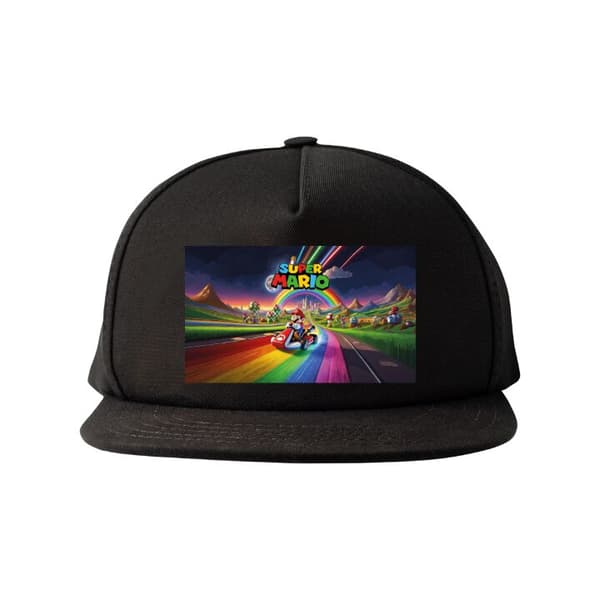 Snapback-lippalakki musta one size