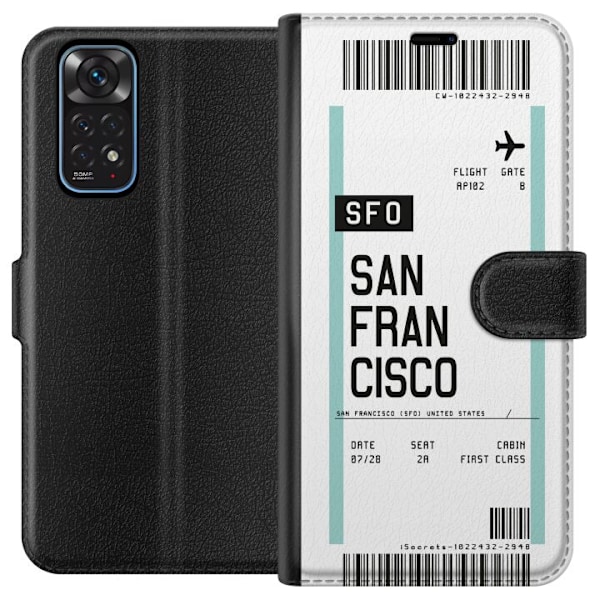 Xiaomi Redmi Note 11 Lompakkokotelo San Francisco