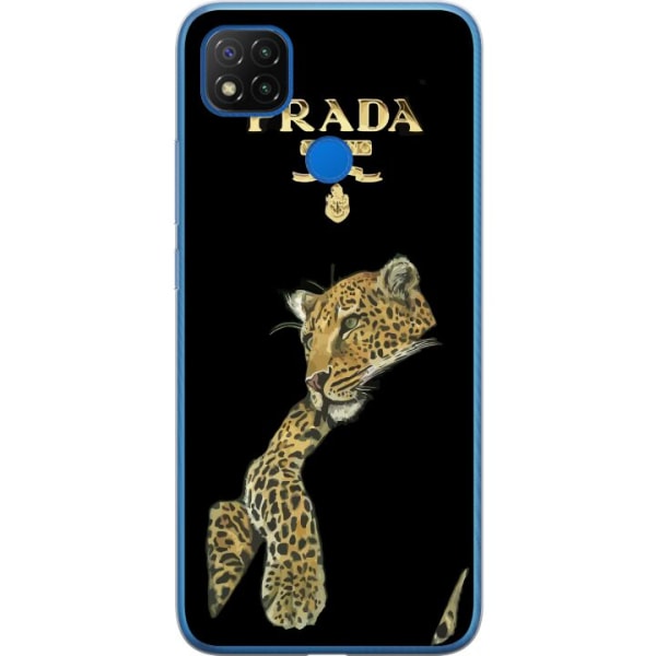 Xiaomi Redmi 9C Gennemsigtig cover Prada Leopard