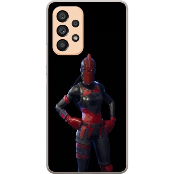 Samsung Galaxy A53 5G Genomskinligt Skal Fortnite - Red Knight