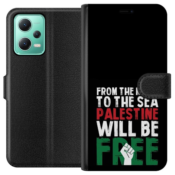 Xiaomi Redmi Note 12 Plånboksfodral Free Palestine – politi