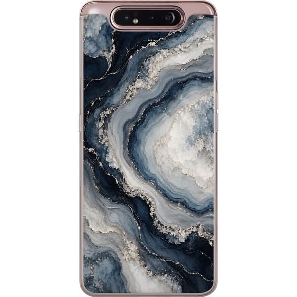 Kompatibelt Mobildeksel til Samsung Galaxy A80 Nattagat blå