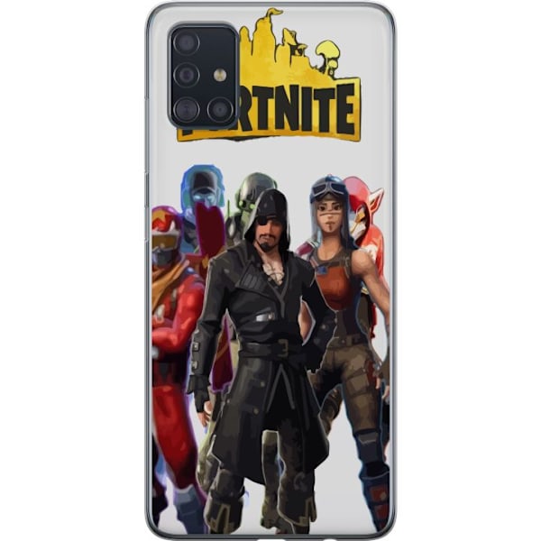 Samsung Galaxy A51 Läpinäkyvä kuori Fortnite