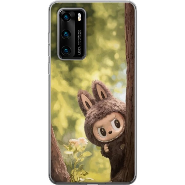 Huawei P40 Gennemsigtig cover Labubu Graffiti Vibes – Gadeku