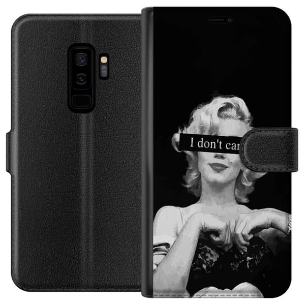 Kompatibel Tegnebogsetui til Samsung Galaxy S9+ Jeg bryder mig ikke