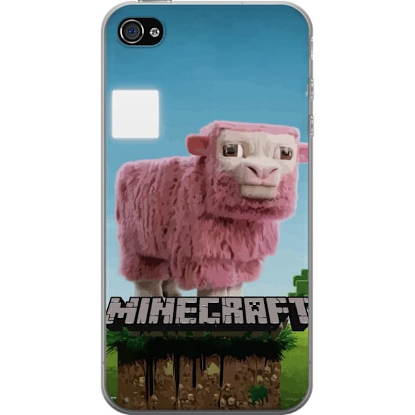 Apple iPhone 4 Läpinäkyvä kuori A Minecraft Movie