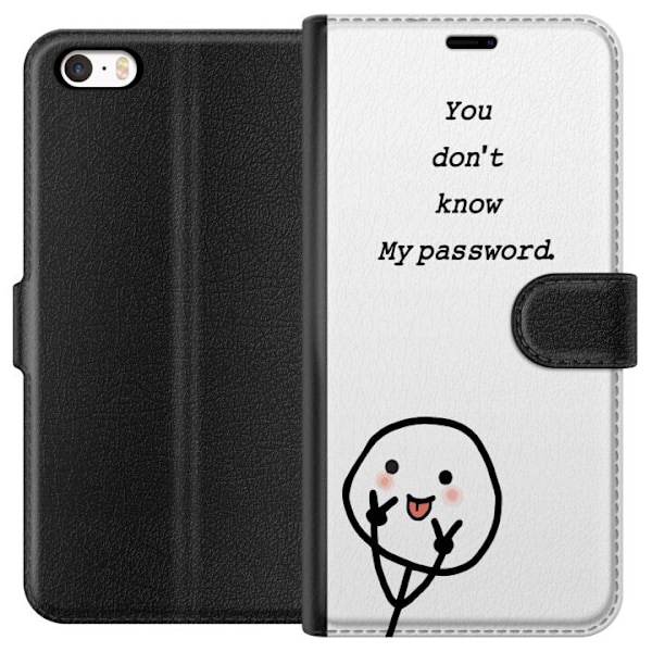 Apple iPhone 5 Lompakkokotelo Et Tunne Salasanaani