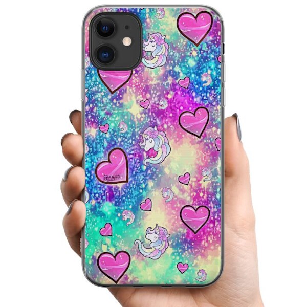 Apple iPhone 11 TPU Mobilskal Unicorn Enhörning