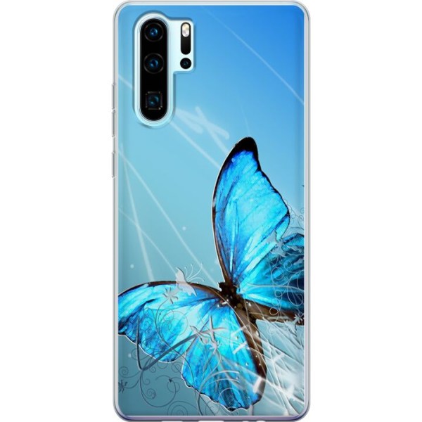 Huawei P30 Pro Cover / Mobilcover - Sommerfugl