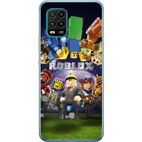 Xiaomi Mi 10 Lite 5G Gennemsigtig cover Roblox Verden - Gaming