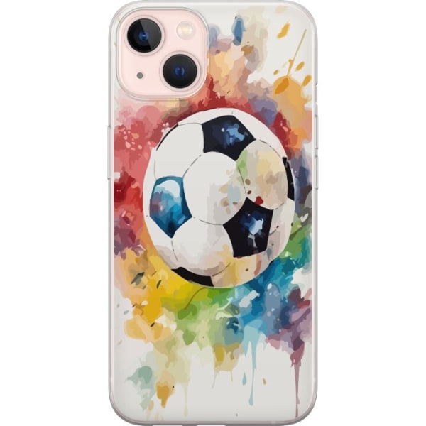 Apple iPhone 13 Gennemsigtig cover Fodbold
