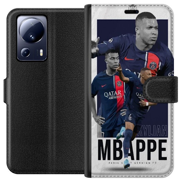 Xiaomi 13 Lite Lompakkokotelo Kylian Mbappé