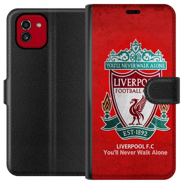 Kompatibel Tegnebogsetui til Samsung Galaxy A03 Liverpool