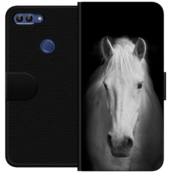 Huawei P smart Tegnebogsetui Hvid Hest