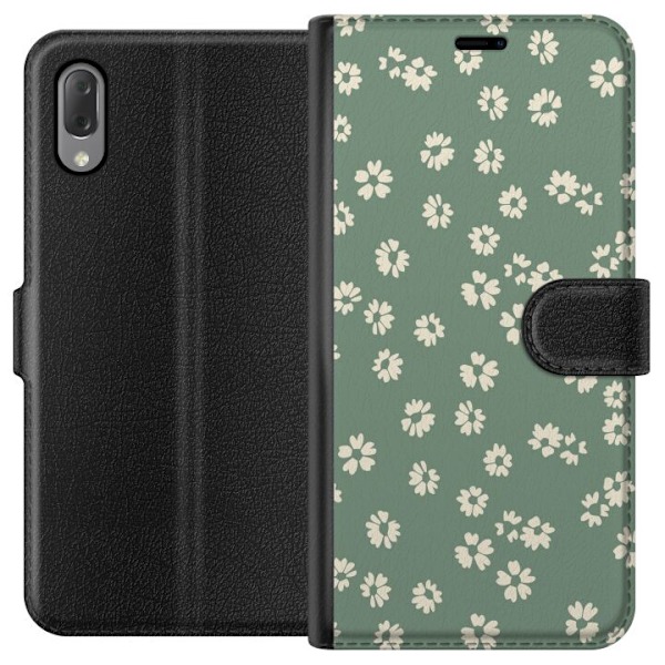 Sony Xperia L3 Plånboksfodral Blomsterdröm – färgglatt blommönster