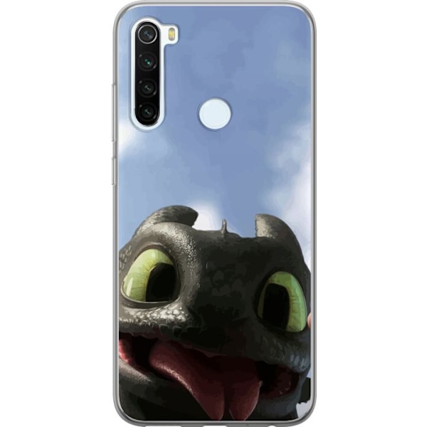 Xiaomi Redmi Note 8 Genomskinligt Skal How to Train Your Drago