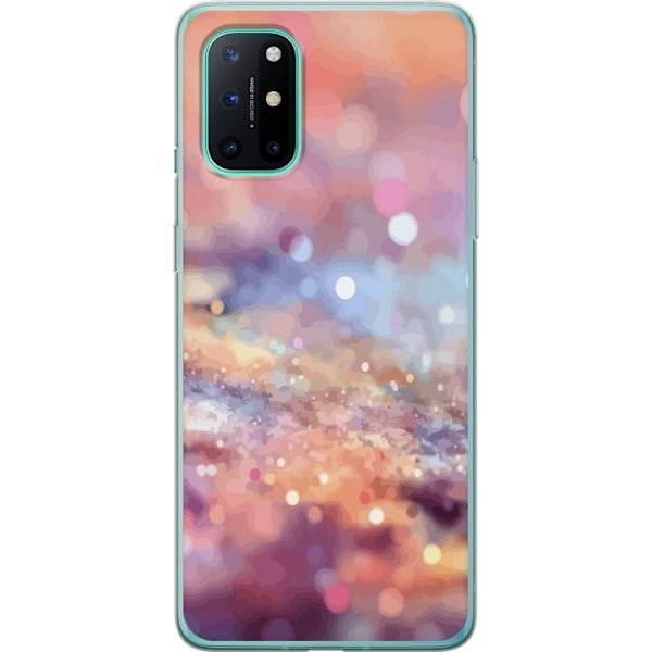 OnePlus 8T Läpinäkyvä kuori Kimaltelee