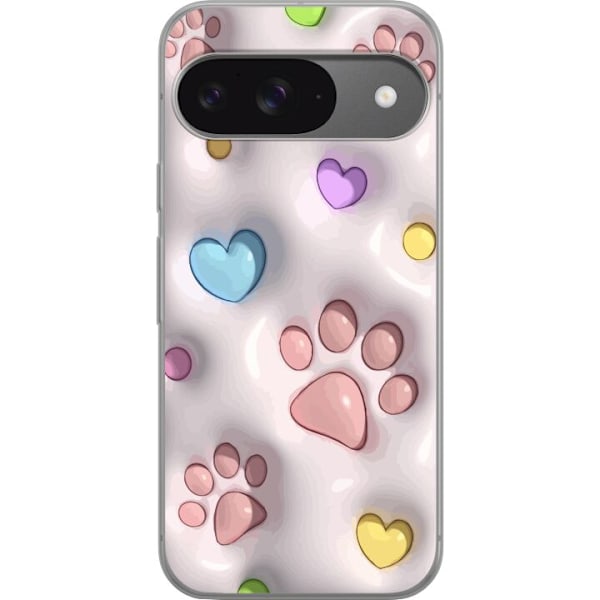 Google Pixel 9 Pro Gennemsigtig cover Fluffy Poter