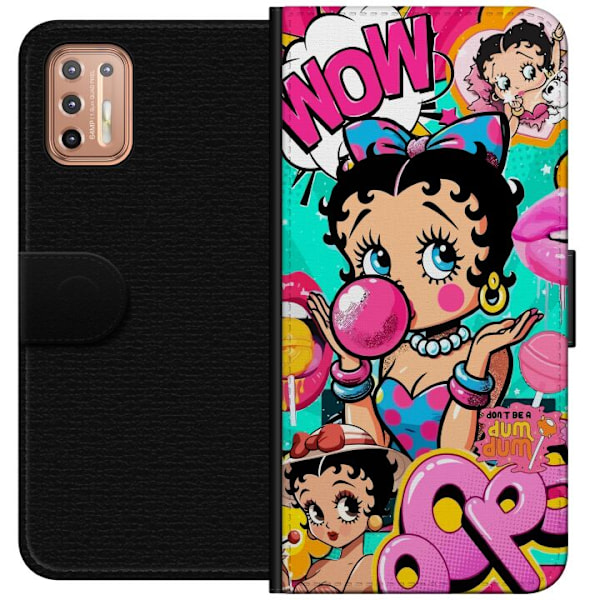 Motorola Moto G9 Plus Tegnebogsetui Betty Boop