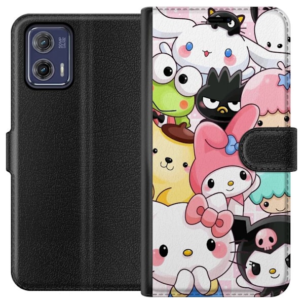 Motorola Moto G73 Lommeboketui Kawaii Sanrio Crew