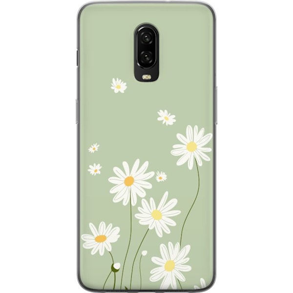 OnePlus 6T Läpinäkyvä kuori Papukaijanpaparit - kukallinen kuviointi ruotsalaiseen kesätyyliin